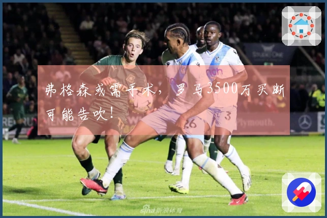 弗格森或需手术，罗马3500万买断可能告吹！